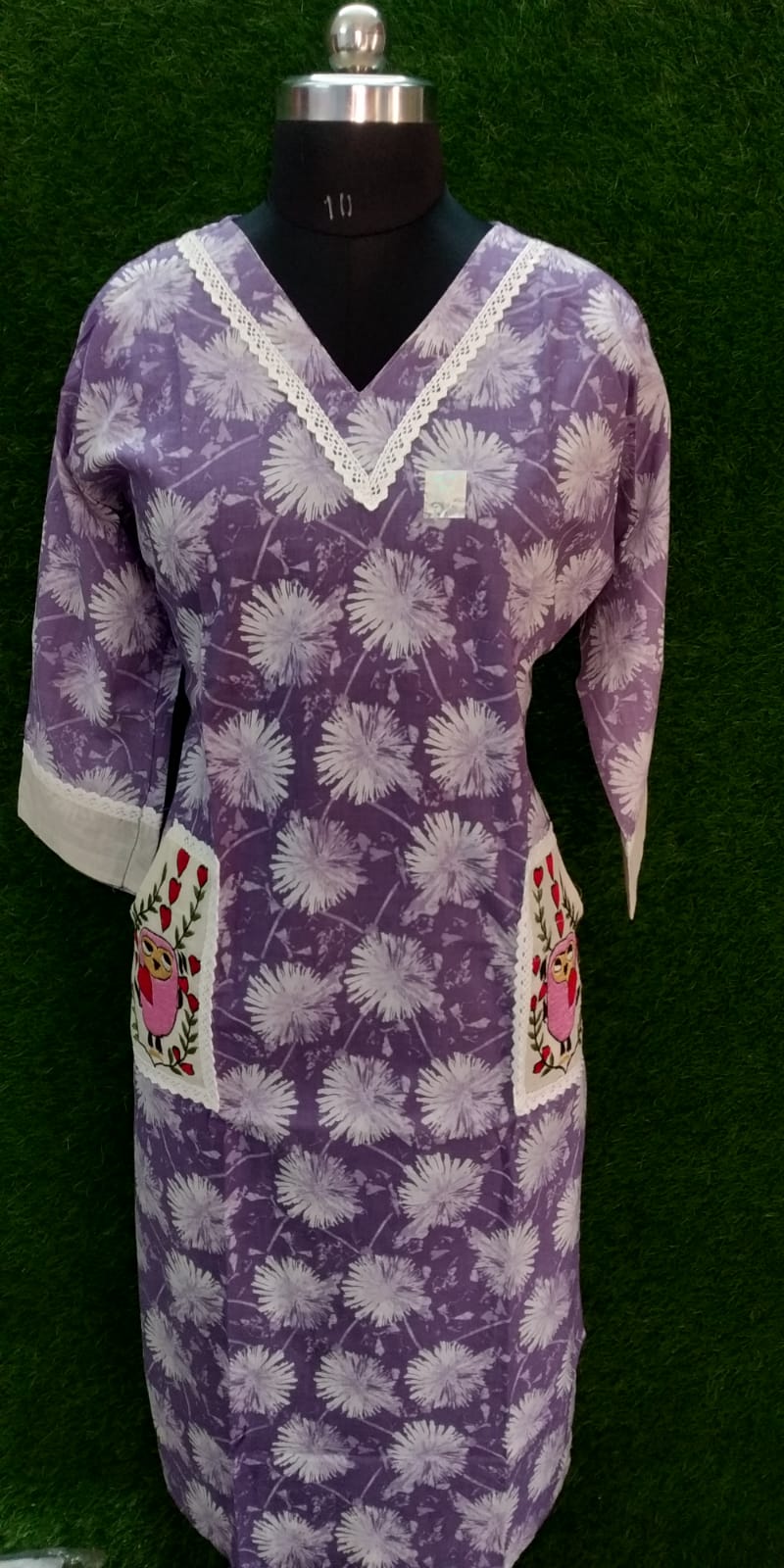 Boutique Cotton Side-Cut Kurti